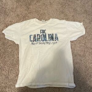 White shirt from AAU basketball